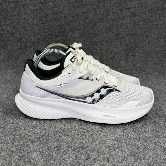 Saucony Shoes - Saucony Ride 16 Running Shoes Women's Size 7.5 White Athletic‎ Training Sneakers